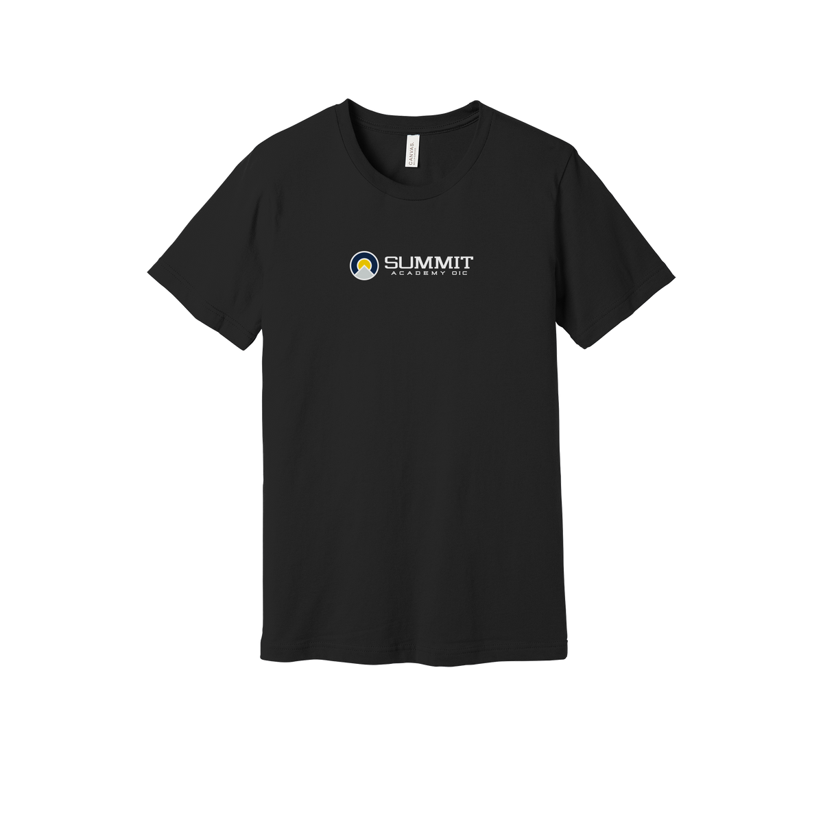 saoic-everyday-essentials-short-sleeve-tee-dtf-front-BC3001-black-flat-front