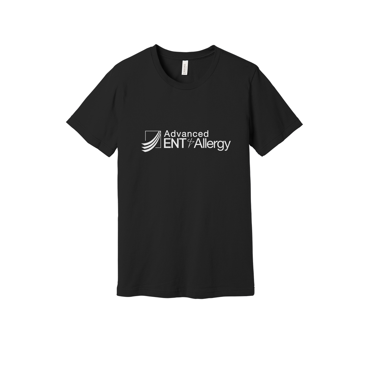 advancedentandallergy-everyday-essentials-clinic-short-sleeve-tee-dtf-front-BC3001-black-flat-front