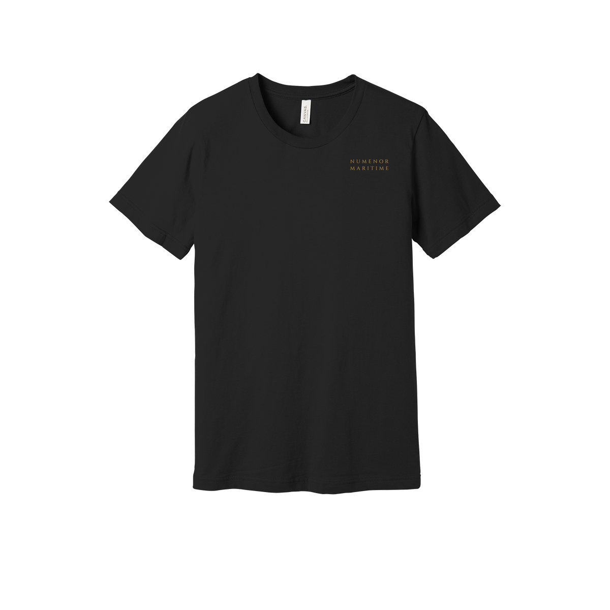 numenormaritime-everyday-essentials-short-sleeve-tee-dtf-leftchest-BC3001-black-flat-front
