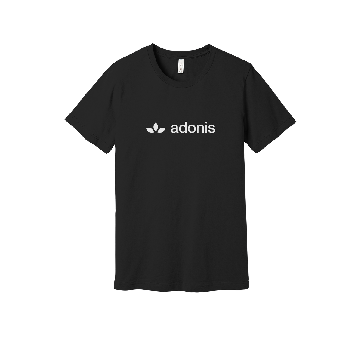 adonis-everyday-essentials-short-sleeve-tee-dtf-front-BC3001-black-flat-front