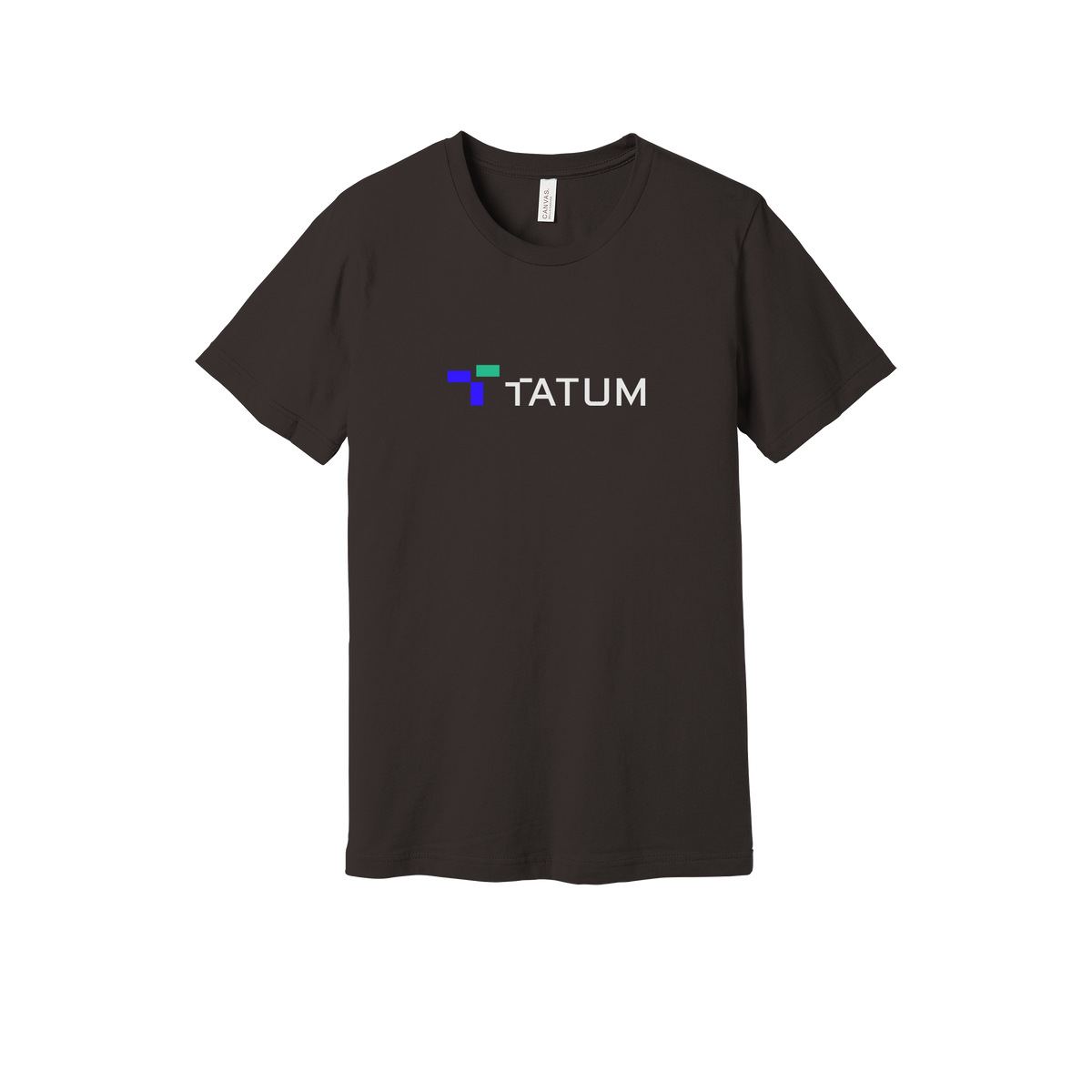 tatum-everyday-essentials-short-sleeve-tee-dtf-front-BC3001-brown-flat-front