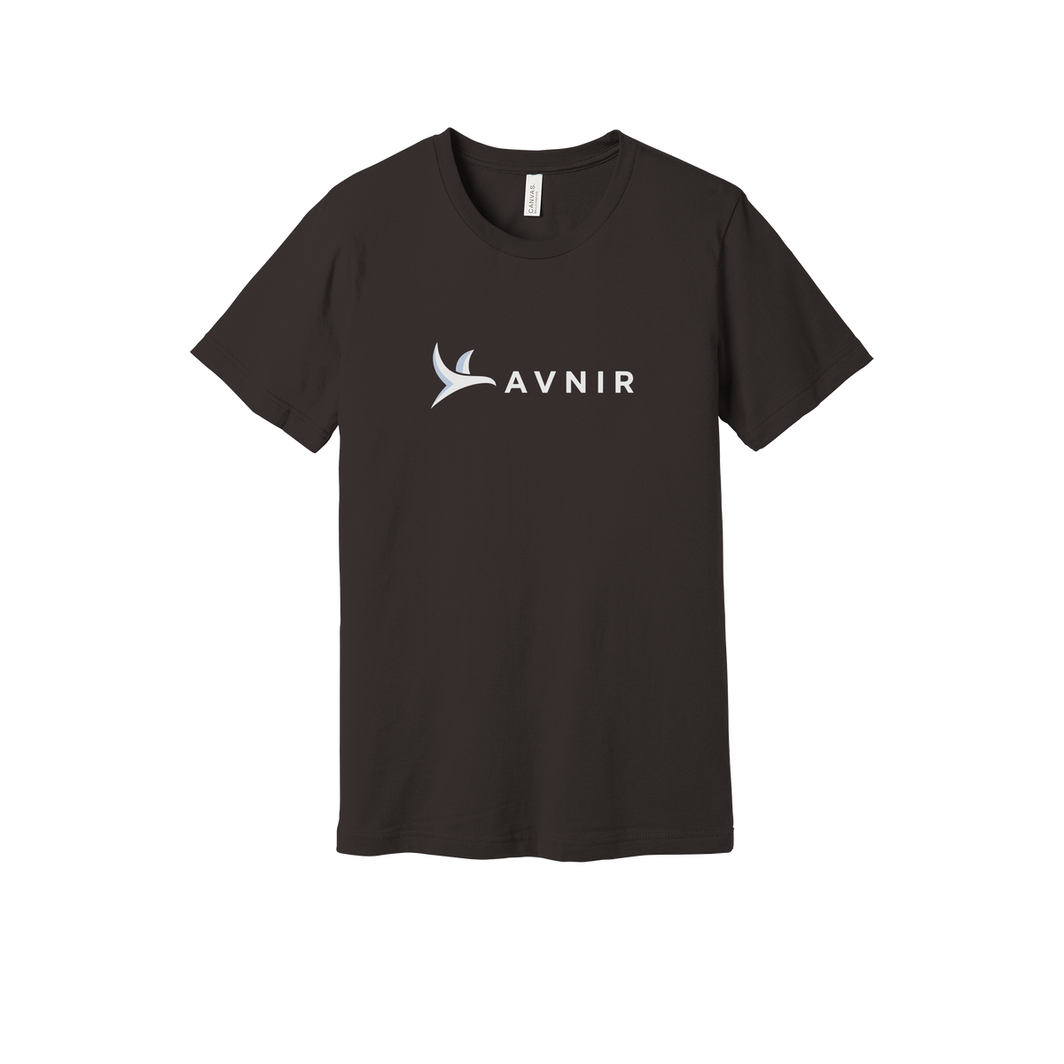 avnir-everyday-essentials-short-sleeve-tee-dtf-front-BC3001-brown-flat-front