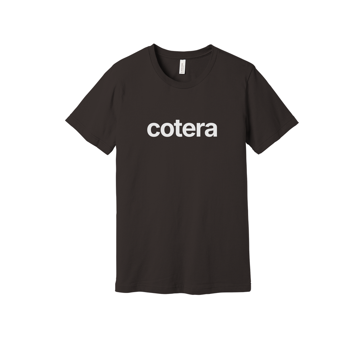 cotera-everyday-essentials-short-sleeve-tee-dtf-front-BC3001-brown-flat-front