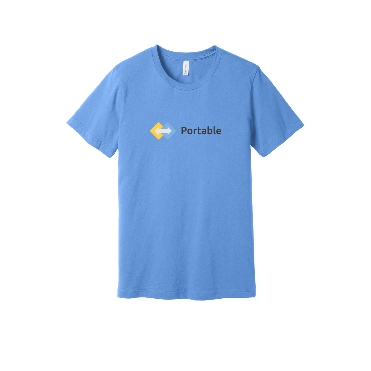 portable-everyday-essentials-short-sleeve-tee-dtf-front-BC3001-carolinablue-flat-front