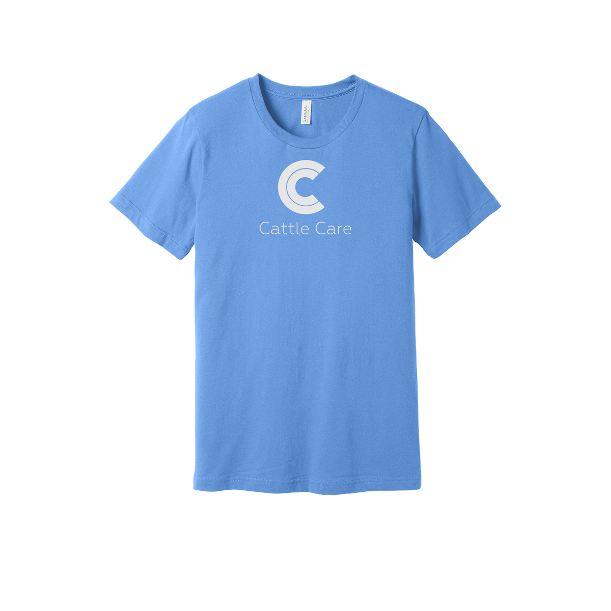 cattle-care-everyday-essentials-short-sleeve-tee-dtf-front-BC3001-carolinablue-flat-front