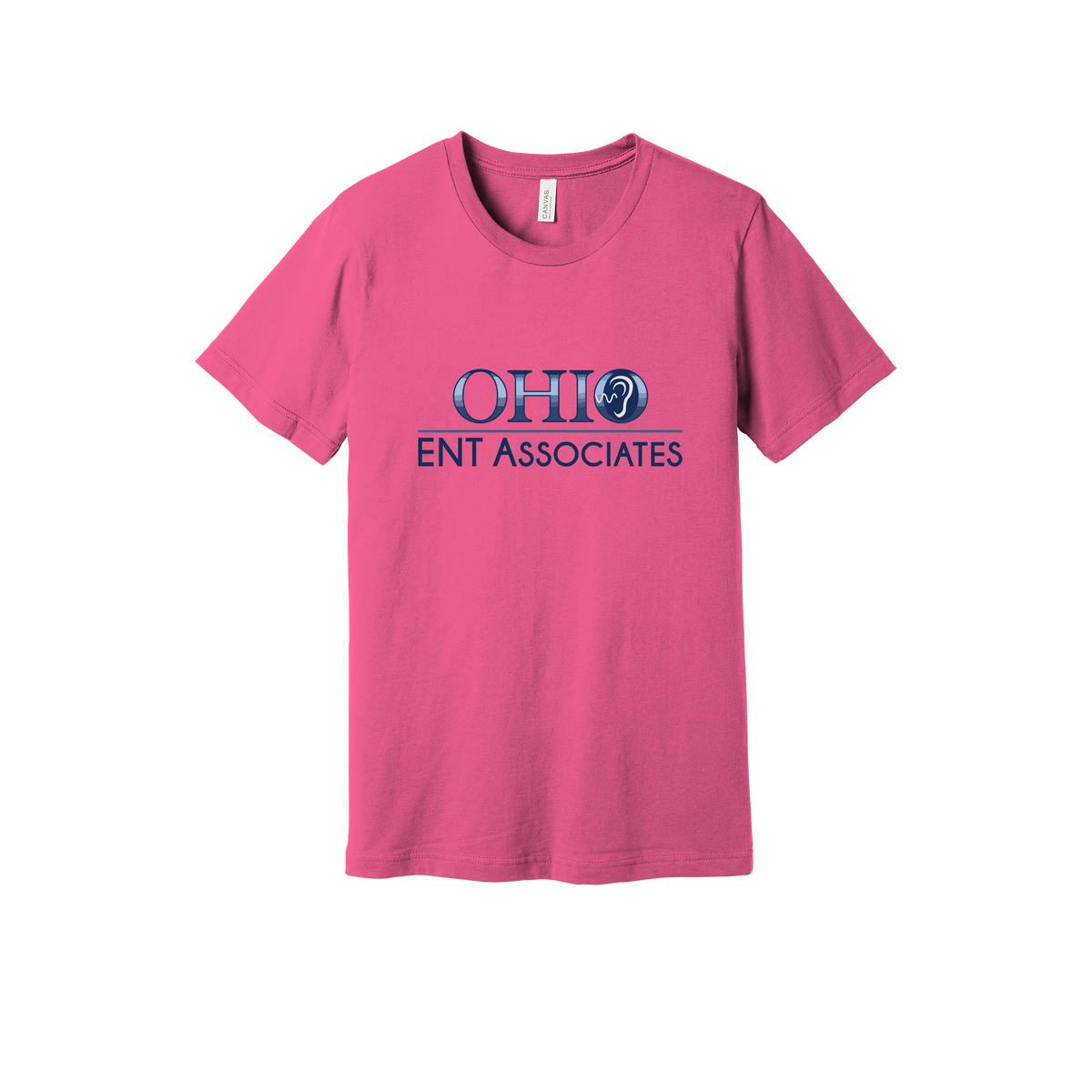 ohioentaudiology-everyday-essentials-clinic-short-sleeve-tee-dtf-front-BC3001-charitypink-flat-front