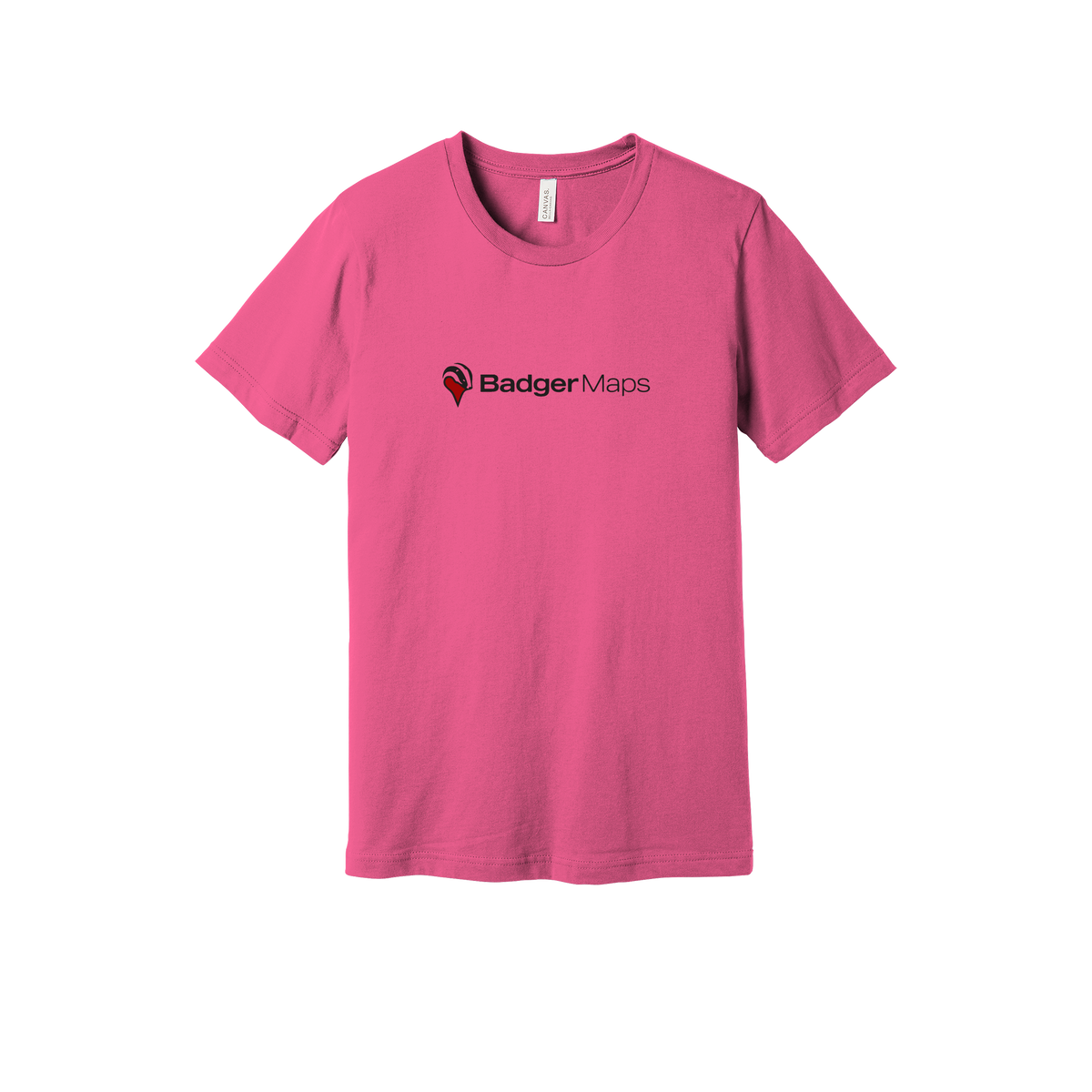badgermapping-everyday-essentials-short-sleeve-tee-dtf-front-BC3001-charitypink-flat-front