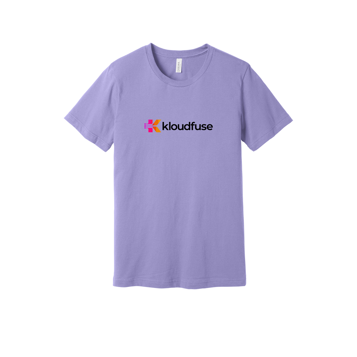 kloudfuse-everyday-essentials-short-sleeve-tee-dtf-front-BC3001-darklavender-flat-front