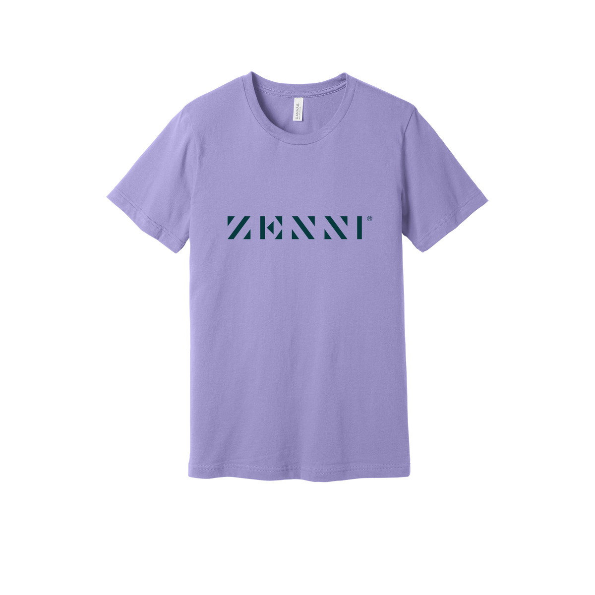 zennioptical-everyday-essentials-clinic-short-sleeve-tee-dtf-front-BC3001-darklavender-flat-front