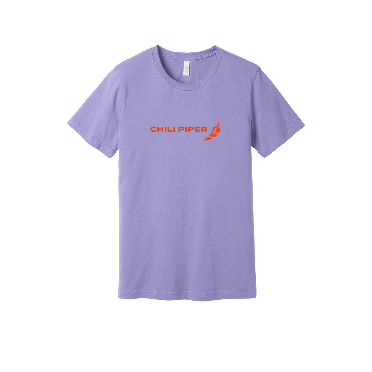 chilipiper-everyday-essentials-short-sleeve-tee-dtf-front-BC3001-darklavender-flat-front