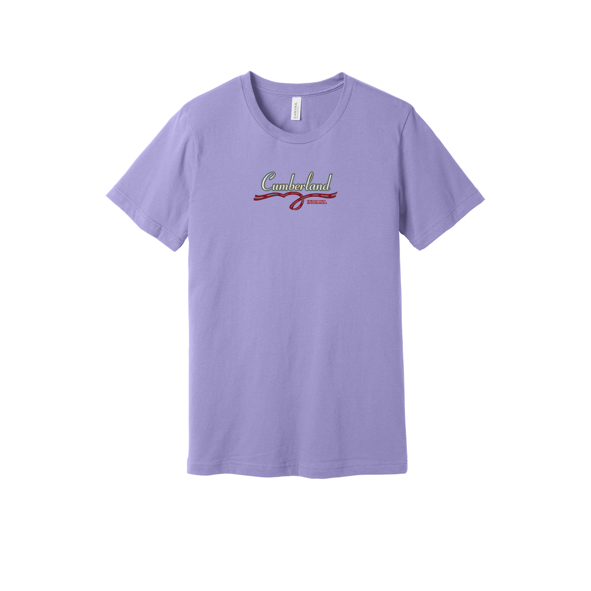 cumberland-everyday-essentials-short-sleeve-tee-dtf-front-BC3001-darklavender-flat-front