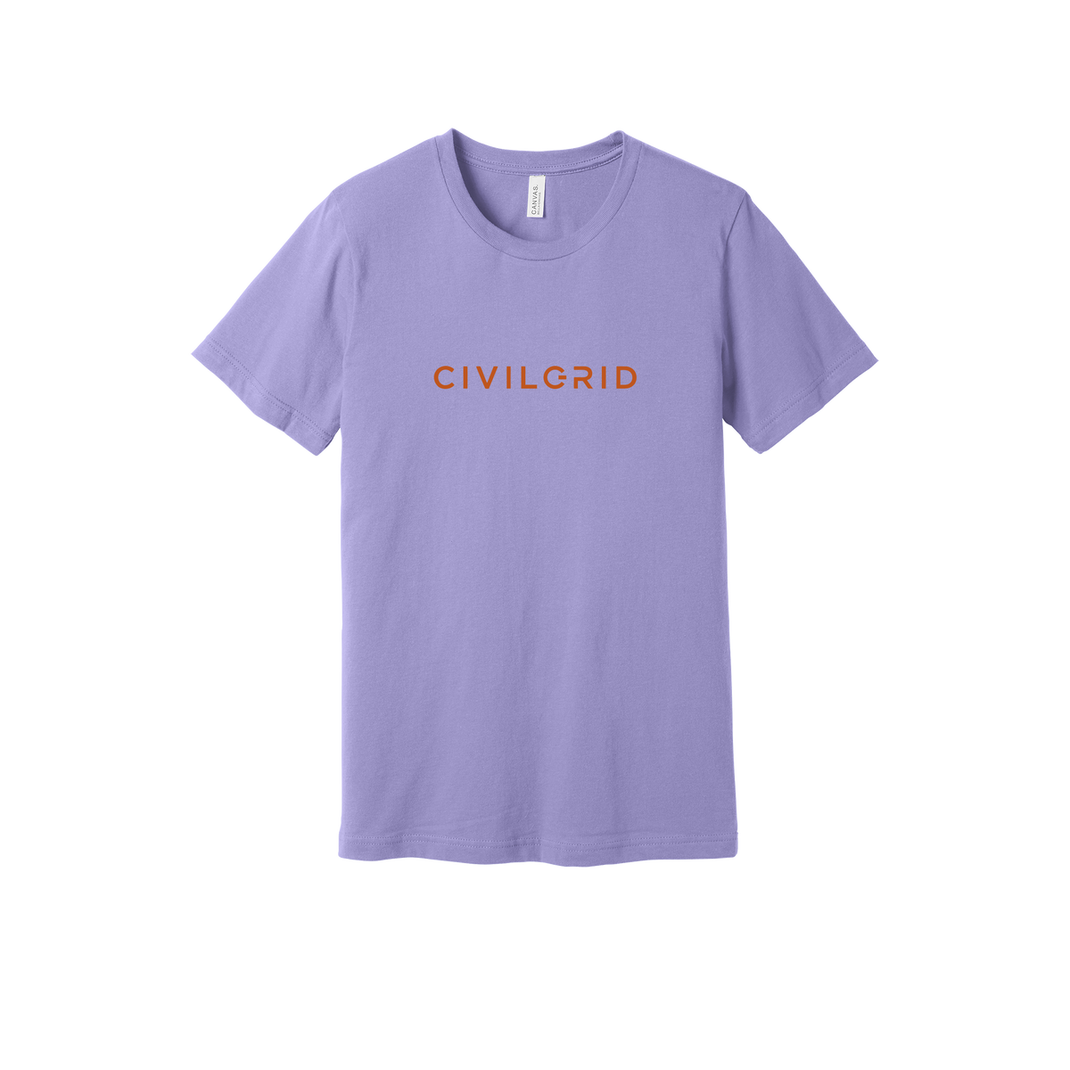 civilgrid-everyday-essentials-short-sleeve-tee-dtf-front-BC3001-darklavender-flat-front