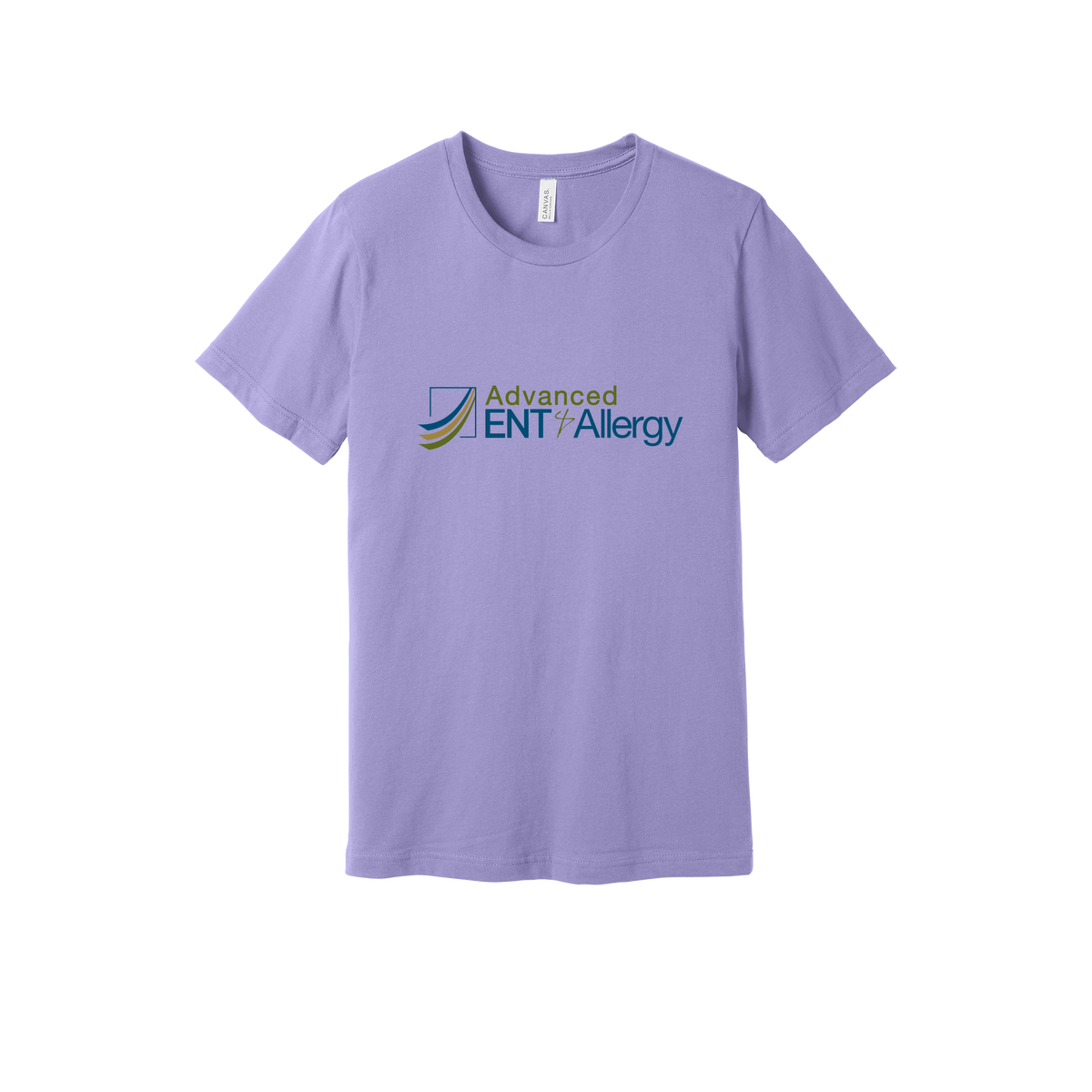 advancedentandallergy-everyday-essentials-clinic-short-sleeve-tee-dtf-front-BC3001-darklavender-flat-front