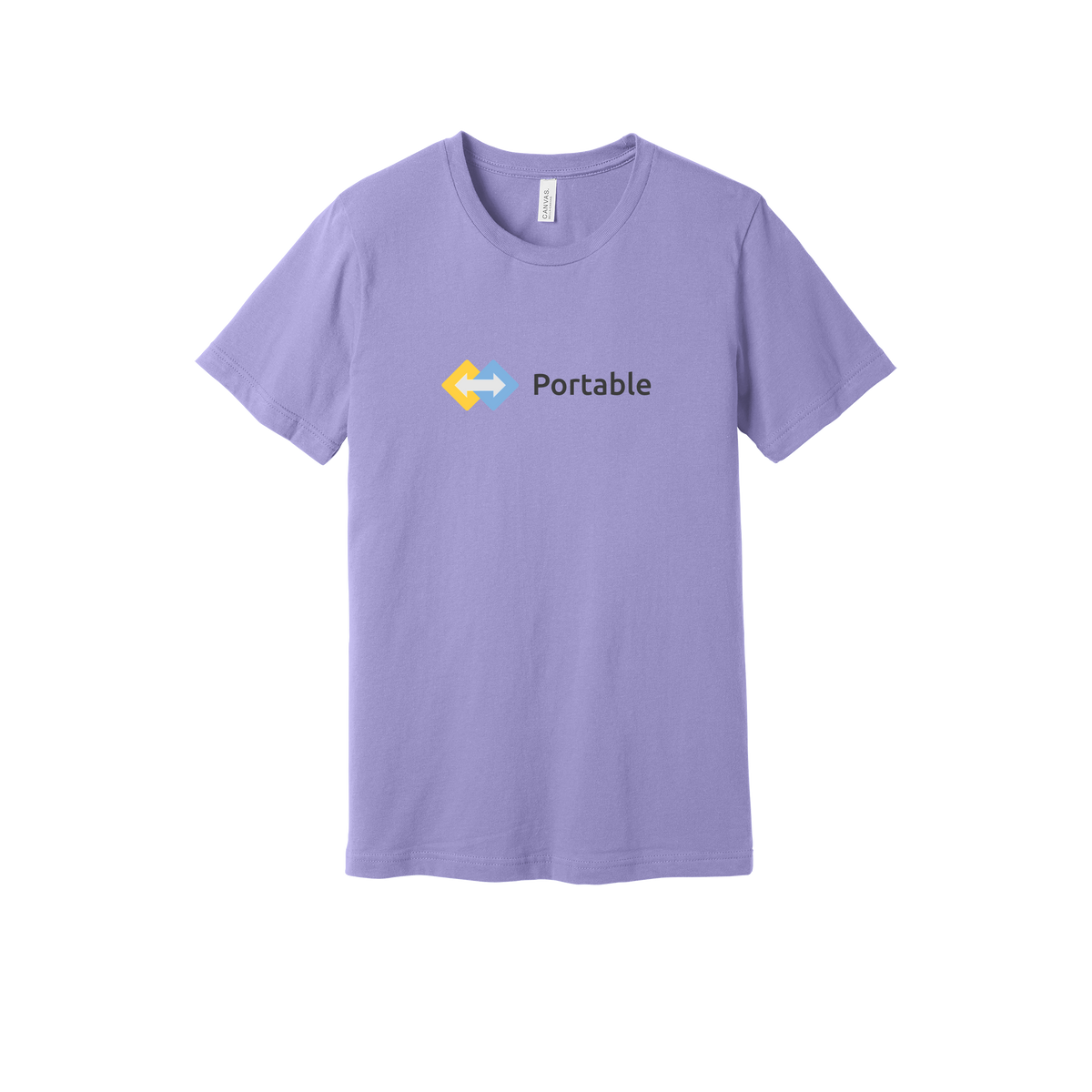 portable-everyday-essentials-short-sleeve-tee-dtf-front-BC3001-darklavender-flat-front