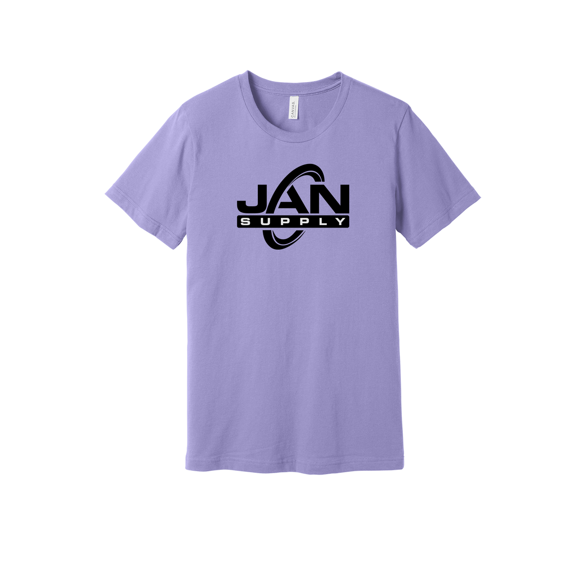 jan-pro-everyday-essentials-short-sleeve-tee-dtf-front-BC3001-darklavender-flat-front