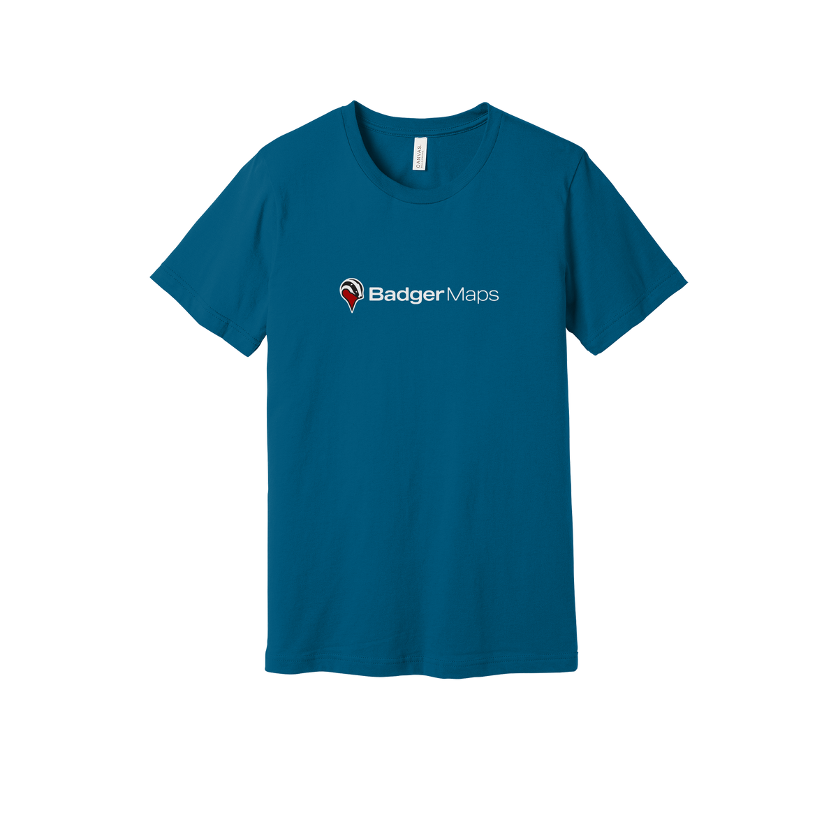 badgermapping-everyday-essentials-short-sleeve-tee-dtf-front-BC3001-deepteal-flat-front