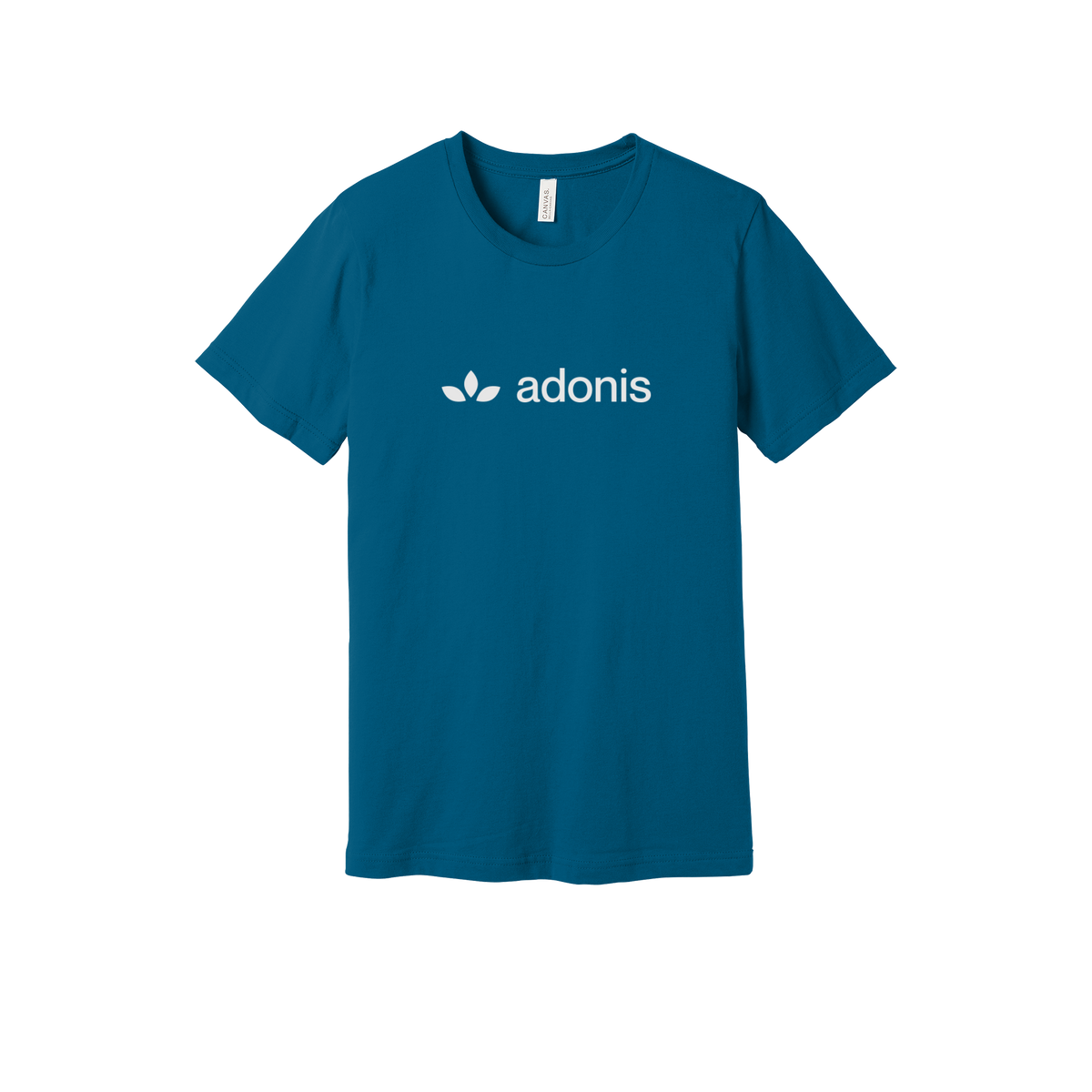 adonis-everyday-essentials-short-sleeve-tee-dtf-front-BC3001-deepteal-flat-front