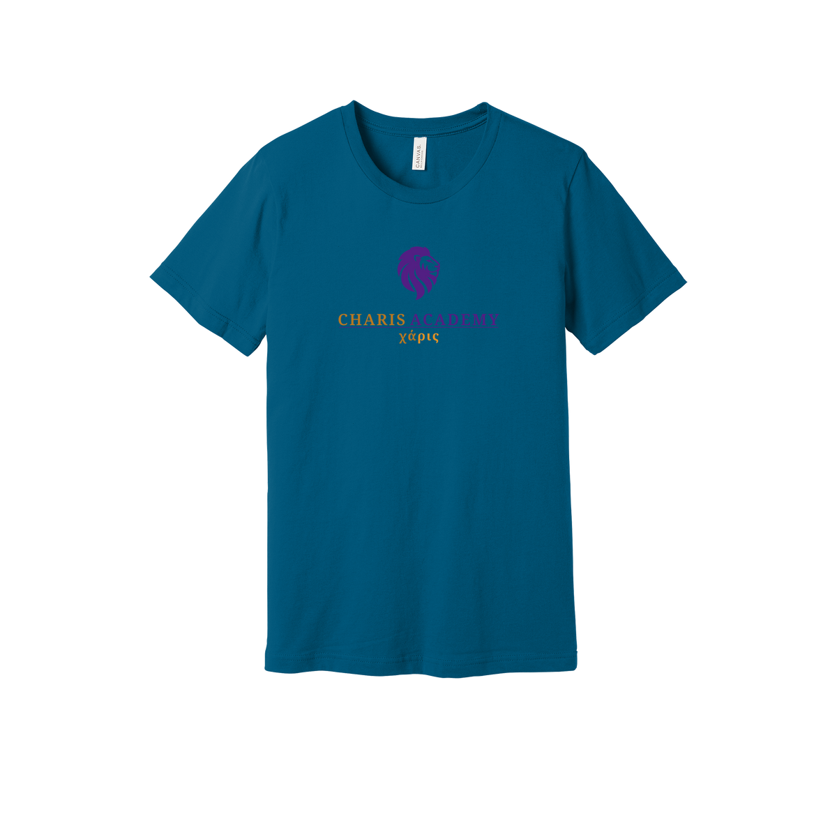 cahazleton-everyday-essentials-short-sleeve-tee-dtf-front-BC3001-deepteal-flat-front