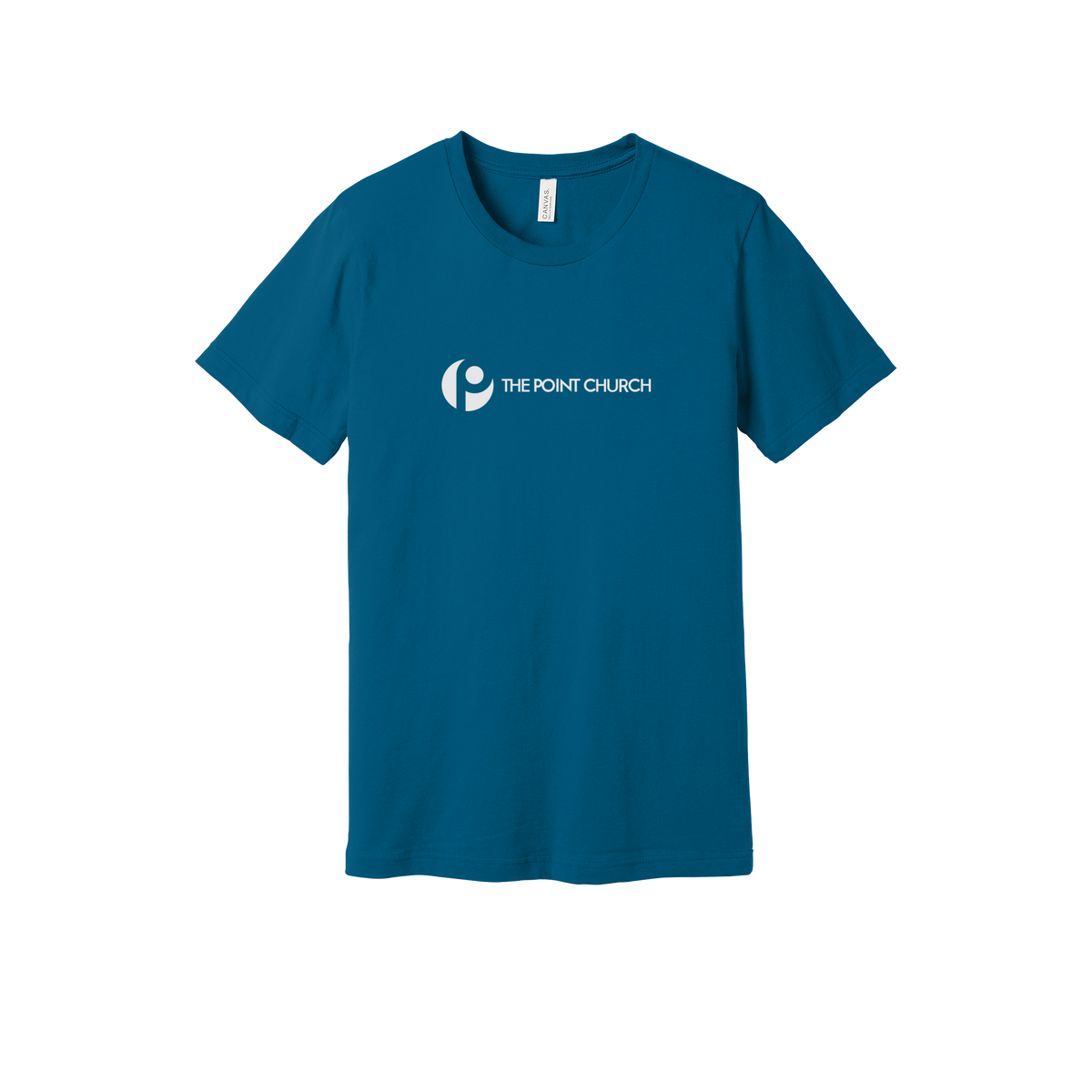 thepointva-everyday-essentials-short-sleeve-tee-dtf-front-BC3001-deepteal-flat-front