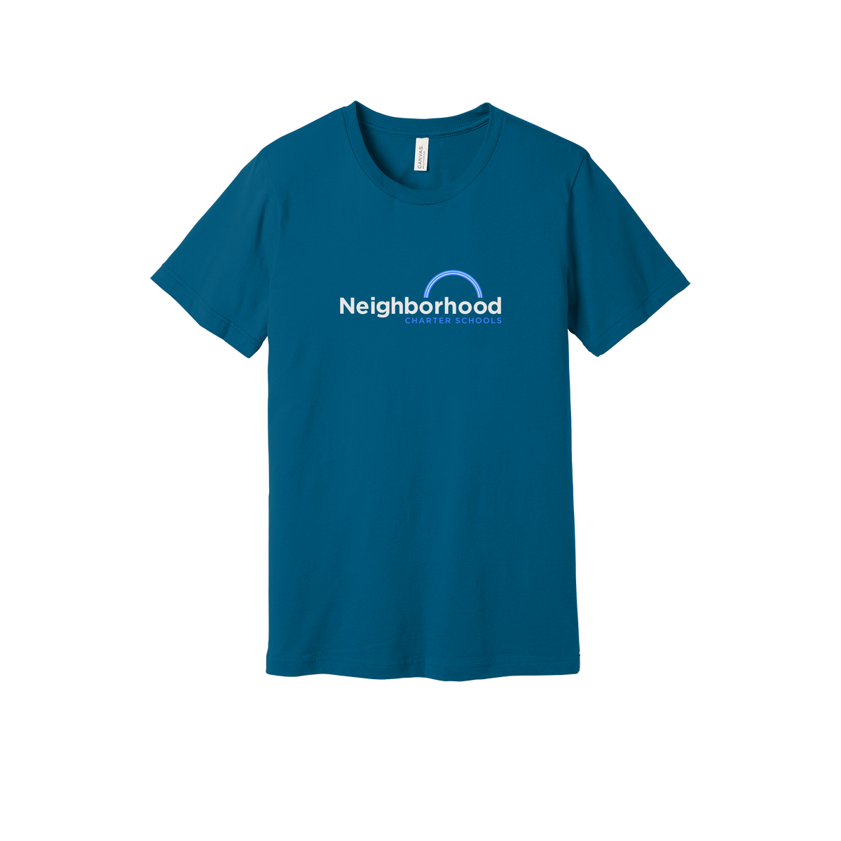 ncschools-everyday-essentials-short-sleeve-tee-dtf-front-BC3001-deepteal-flat-front