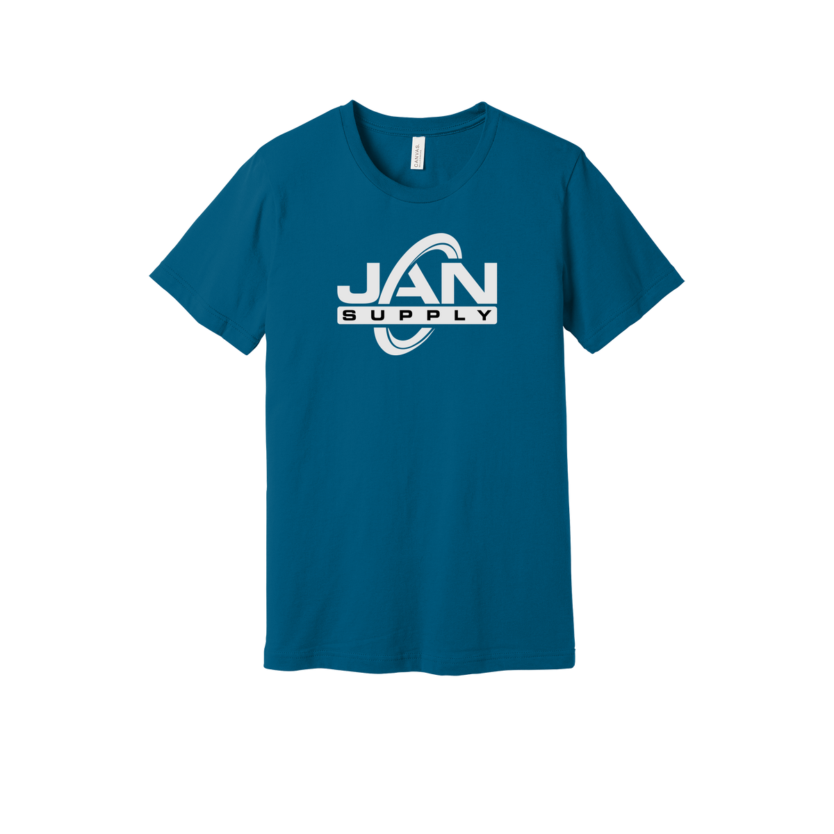 jan-pro-everyday-essentials-short-sleeve-tee-dtf-front-BC3001-deepteal-flat-front