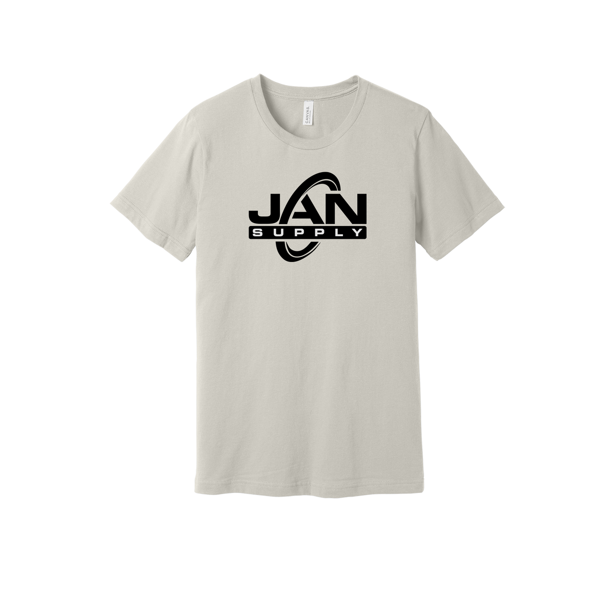 jan-pro-everyday-essentials-short-sleeve-tee-dtf-front-BC3001-dust-flat-front