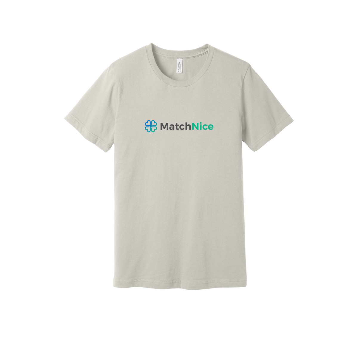 matchnice-everyday-essentials-short-sleeve-tee-dtf-front-BC3001-dust-flat-front