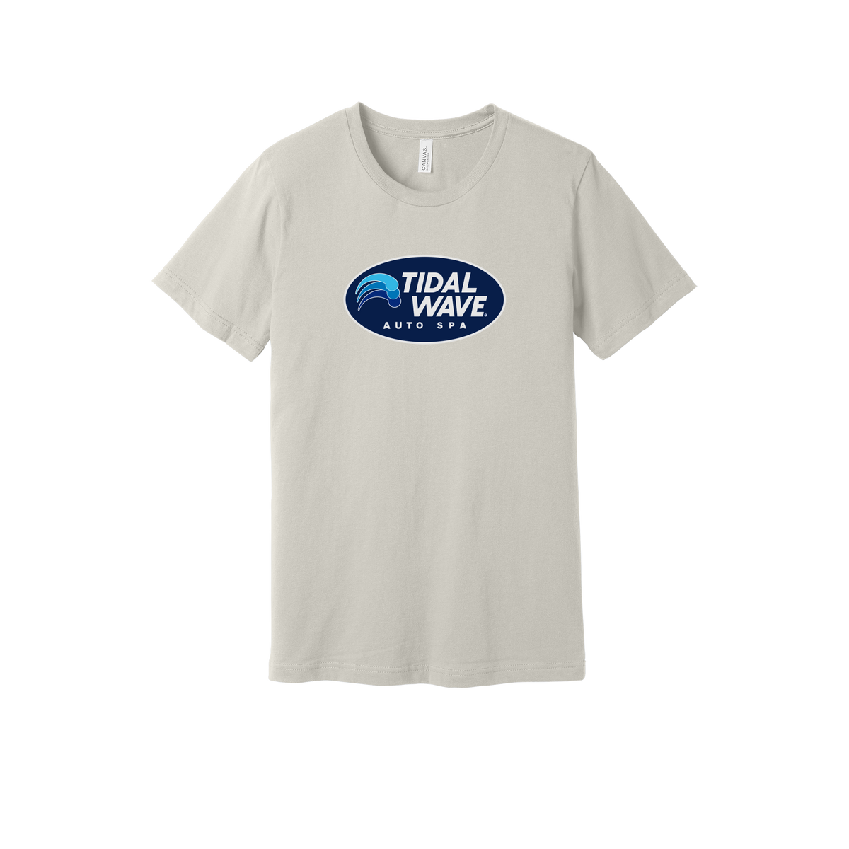 tidalwaveautospa-everyday-essentials-short-sleeve-tee-dtf-front-BC3001-dust-flat-front