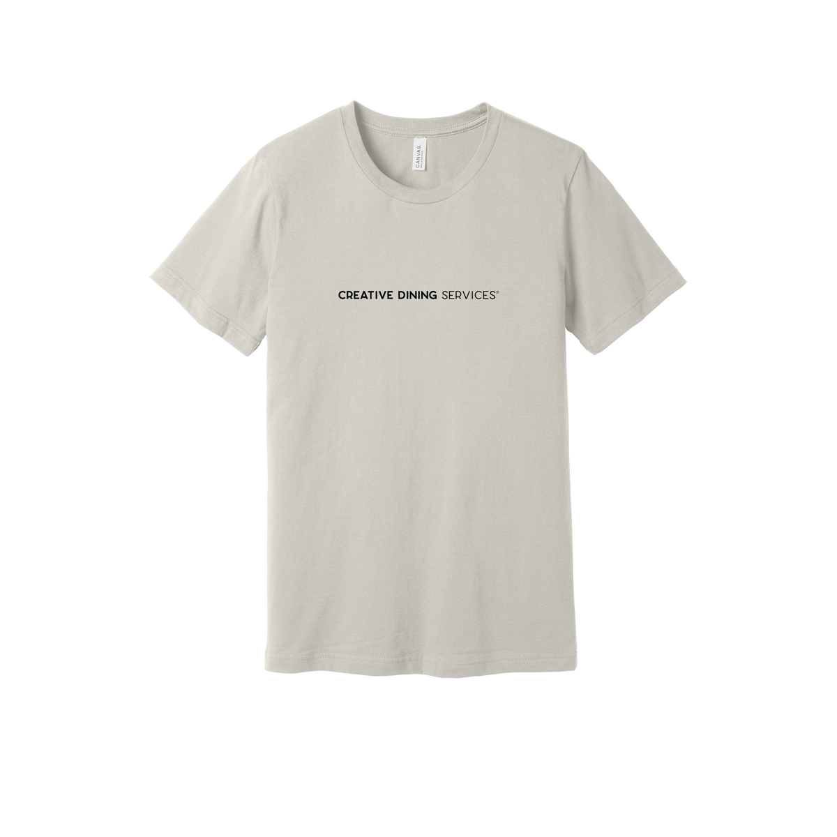 creativedining-everyday-essentials-short-sleeve-tee-dtf-front-BC3001-dust-flat-front