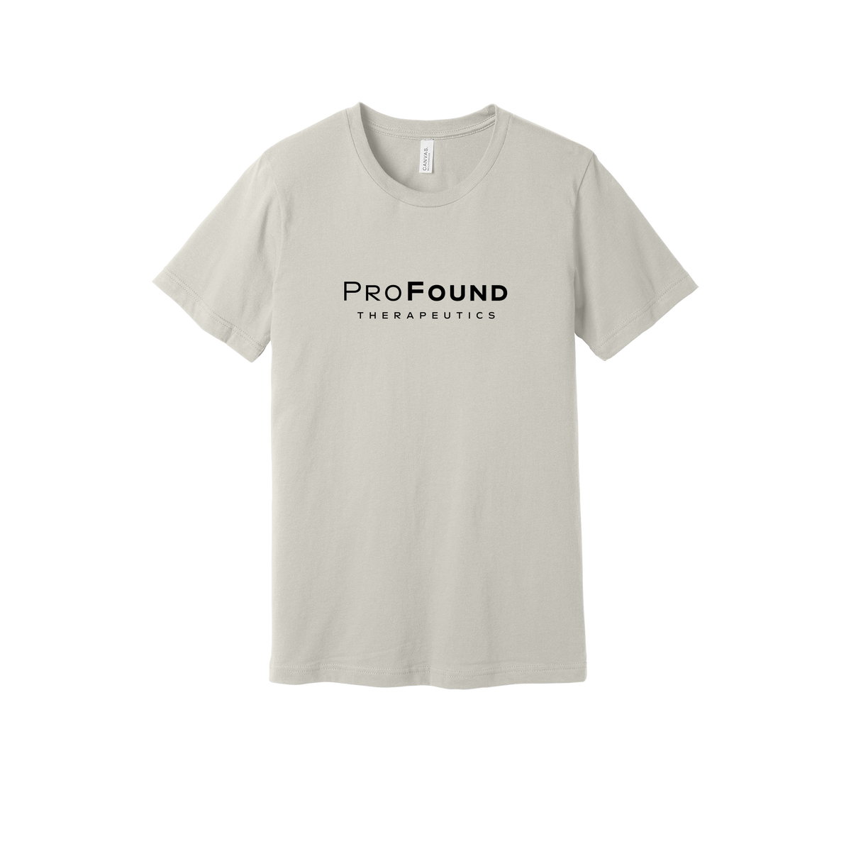 profoundtx-everyday-essentials-short-sleeve-tee-dtf-front-BC3001-dust-flat-front