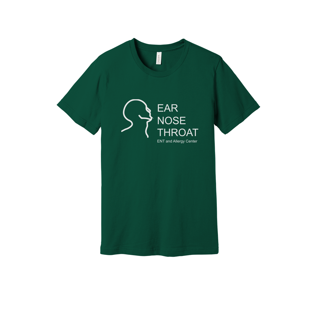 entnwa-everyday-essentials-clinic-short-sleeve-tee-dtf-front-BC3001-forest-flat-front