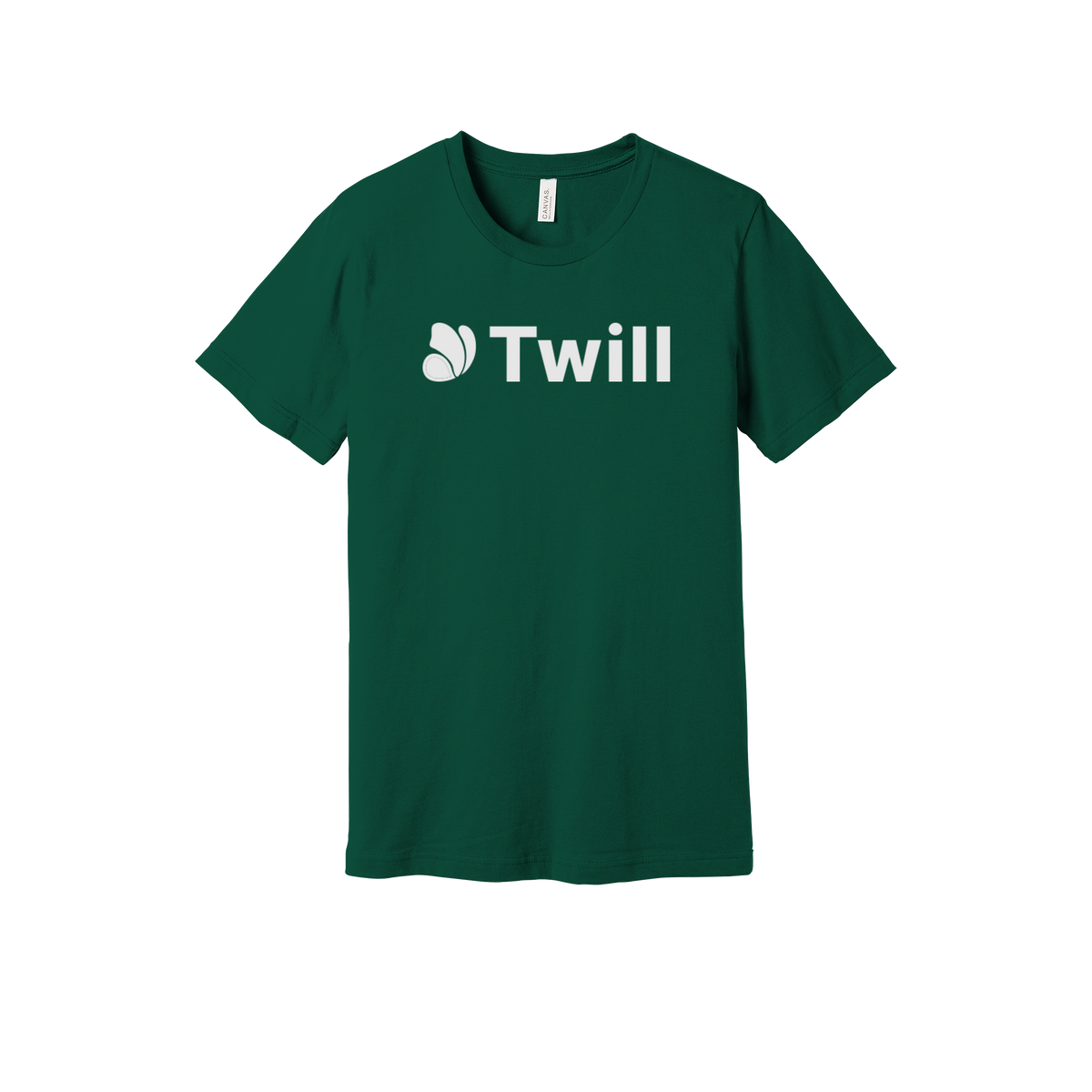 withtwill-everyday-essentials-short-sleeve-tee-dtf-front-BC3001-forest-flat-front