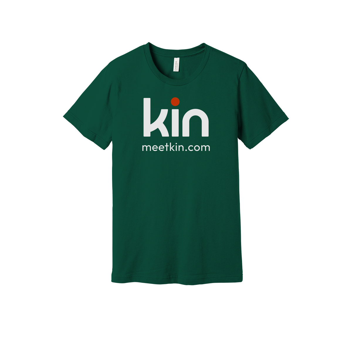 kin-everyday-essentials-short-sleeve-tee-dtf-front-BC3001-forest-flat-front