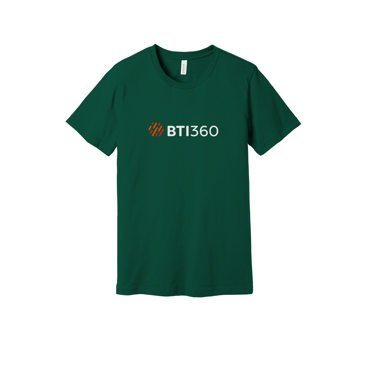 bti360-everyday-essentials-short-sleeve-tee-dtf-front-BC3001-forest-flat-front