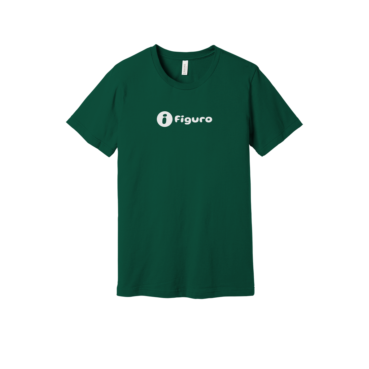 getfiguro-everyday-essentials-short-sleeve-tee-dtf-front-BC3001-forest-flat-front