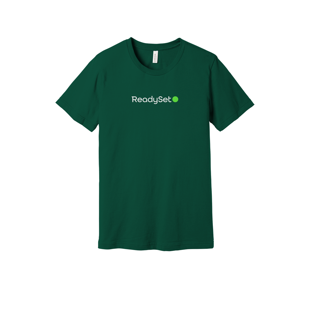 readysetsurgical-everyday-essentials-clinic-short-sleeve-tee-dtf-front-BC3001-forest-flat-front