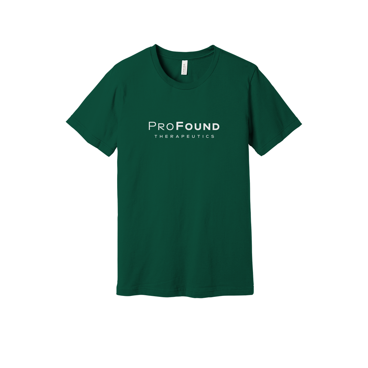 profoundtx-everyday-essentials-short-sleeve-tee-dtf-front-BC3001-forest-flat-front