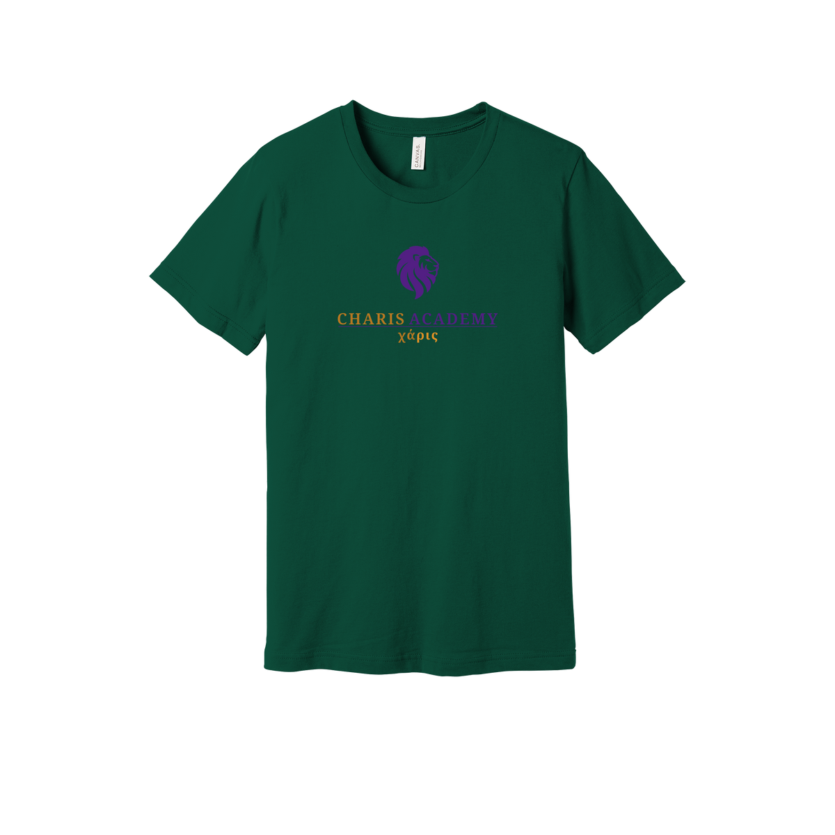 cahazleton-everyday-essentials-short-sleeve-tee-dtf-front-BC3001-forest-flat-front