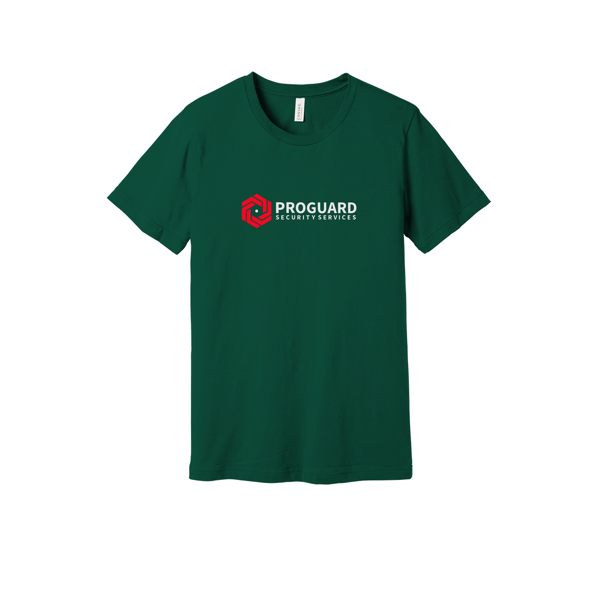 proguardsecurityservices-everyday-essentials-short-sleeve-tee-dtf-front-BC3001-forest-flat-front