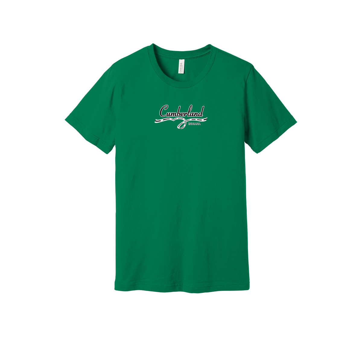 cumberland-everyday-essentials-short-sleeve-tee-dtf-front-BC3001-kelly-flat-front