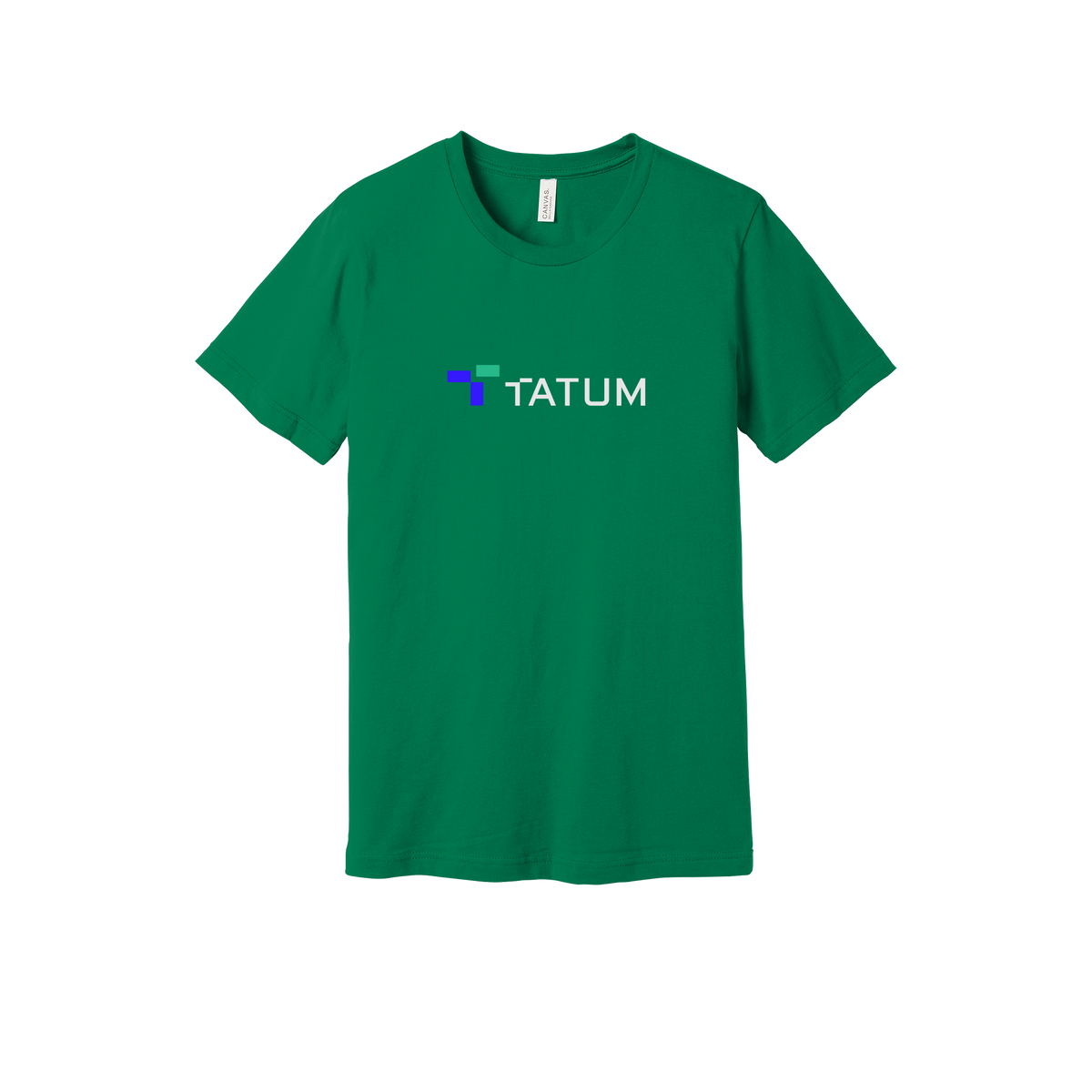 tatum-everyday-essentials-short-sleeve-tee-dtf-front-BC3001-kelly-flat-front