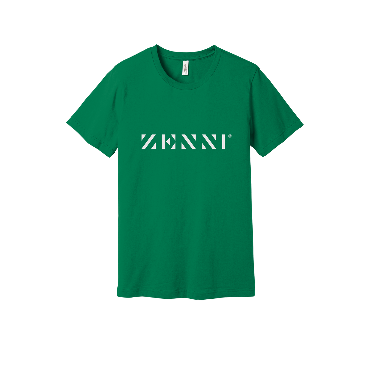 zennioptical-everyday-essentials-clinic-short-sleeve-tee-dtf-front-BC3001-kelly-flat-front