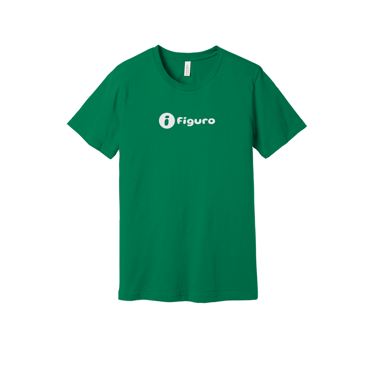 getfiguro-everyday-essentials-short-sleeve-tee-dtf-front-BC3001-kelly-flat-front