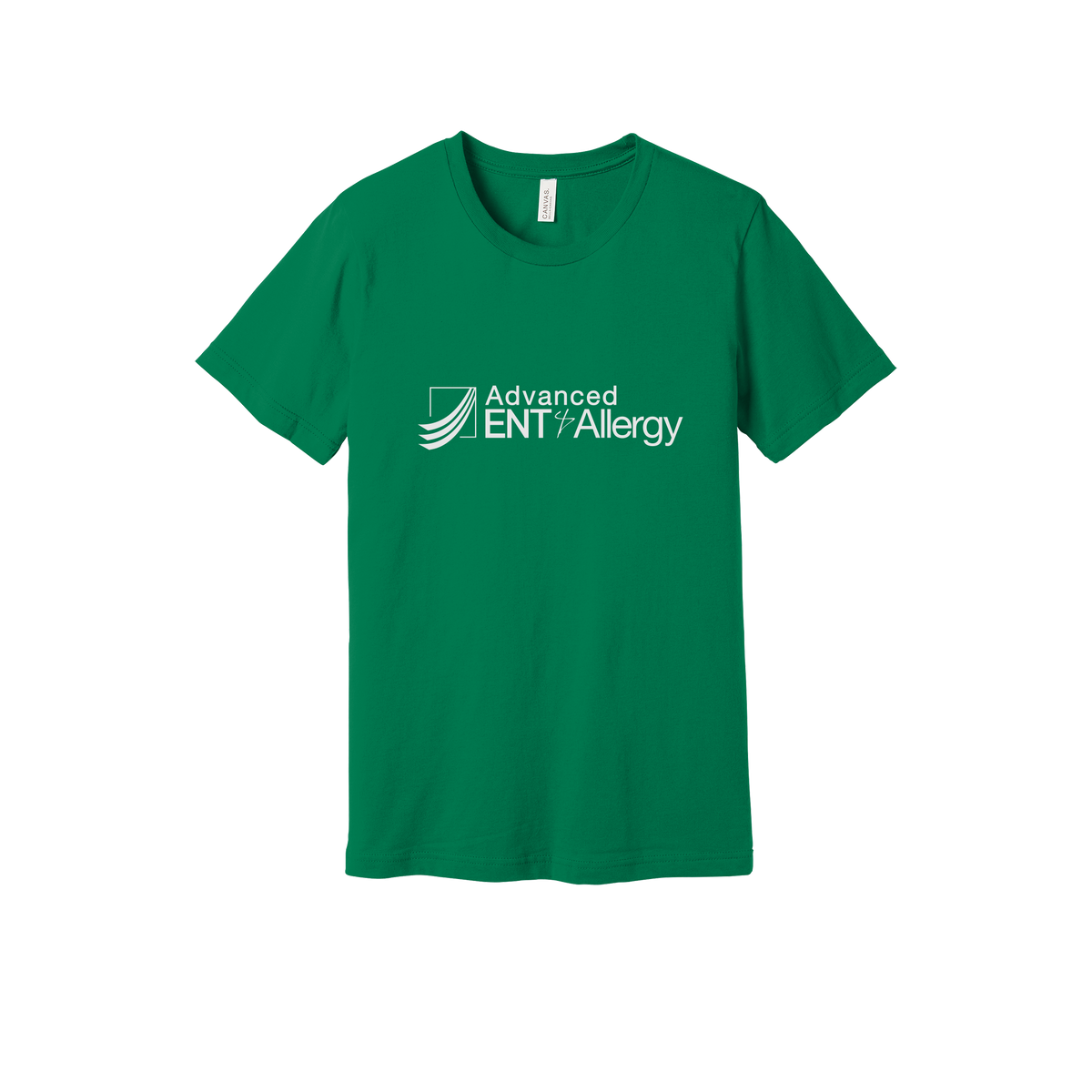 advancedentandallergy-everyday-essentials-clinic-short-sleeve-tee-dtf-front-BC3001-kelly-flat-front
