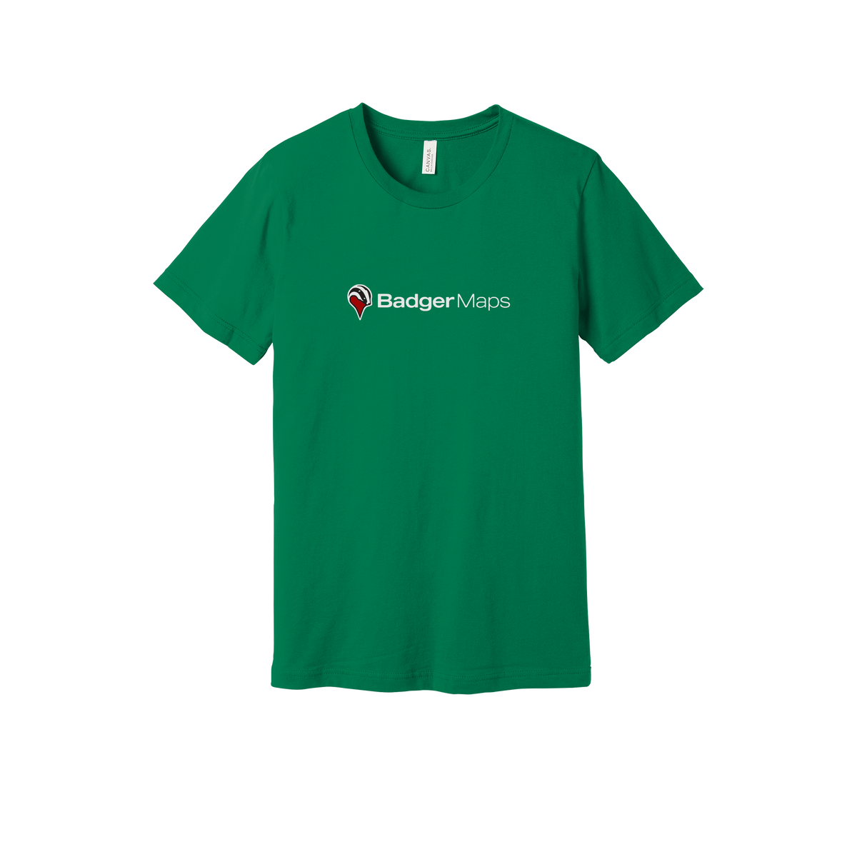badgermapping-everyday-essentials-short-sleeve-tee-dtf-front-BC3001-kelly-flat-front