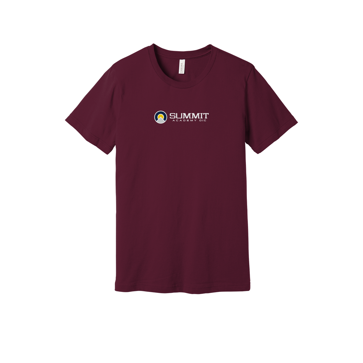 saoic-everyday-essentials-short-sleeve-tee-dtf-front-BC3001-maroon-flat-front