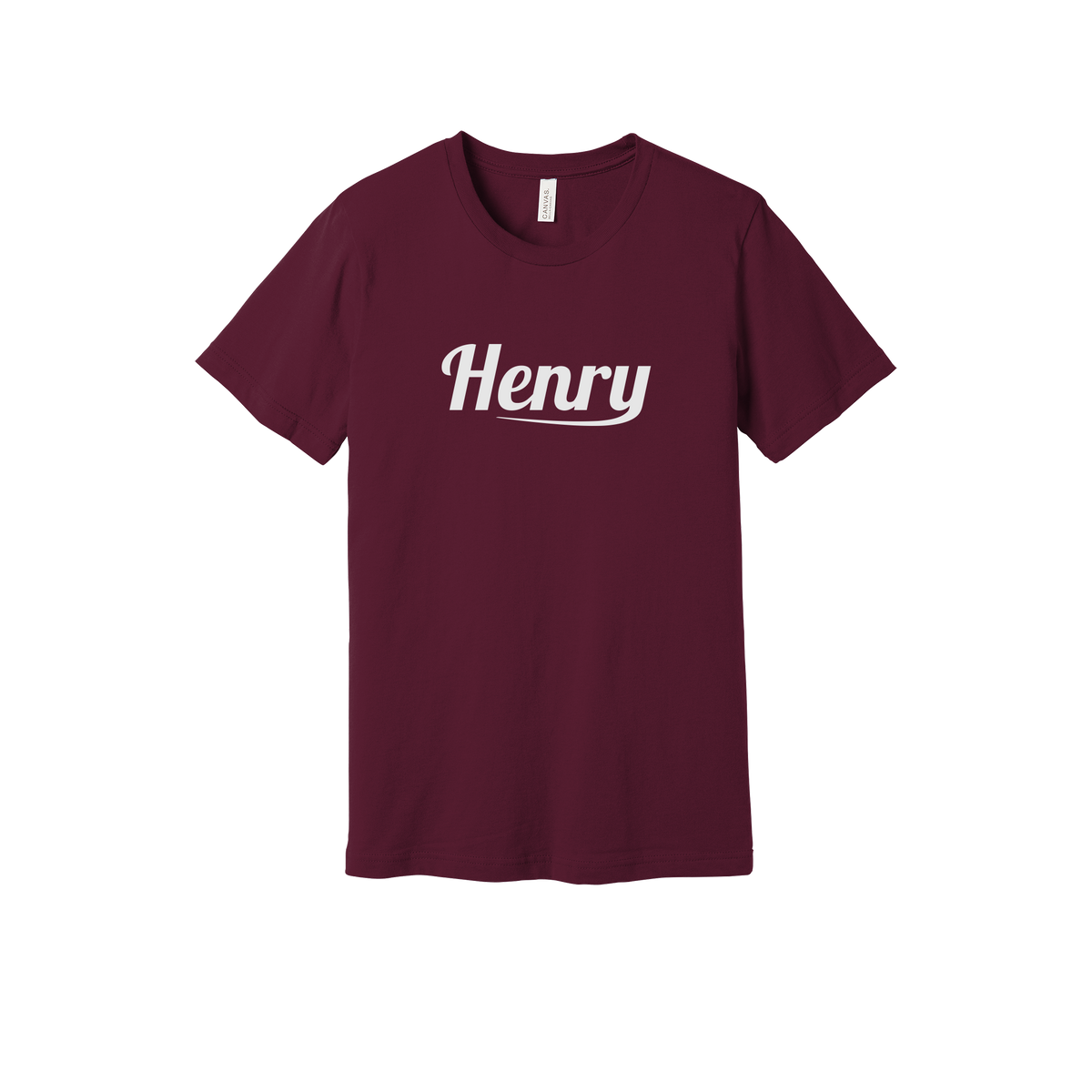 henrymeds-everyday-essentials-short-sleeve-tee-dtf-front-BC3001-maroon-flat-front