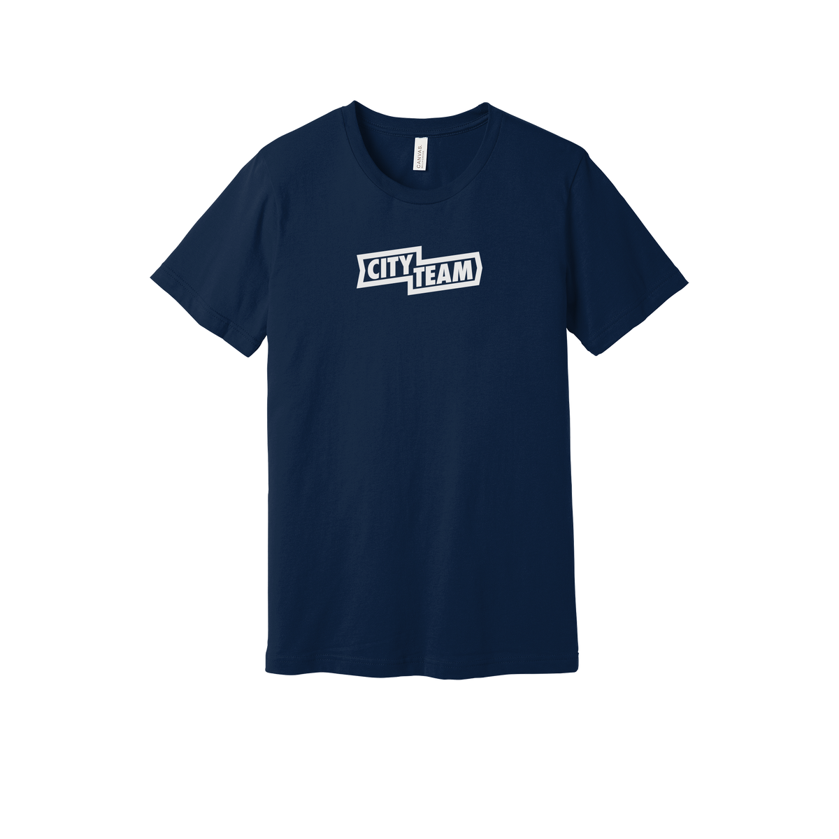 cityteam-everyday-essentials-short-sleeve-tee-dtf-front-BC3001-navy-flat-front