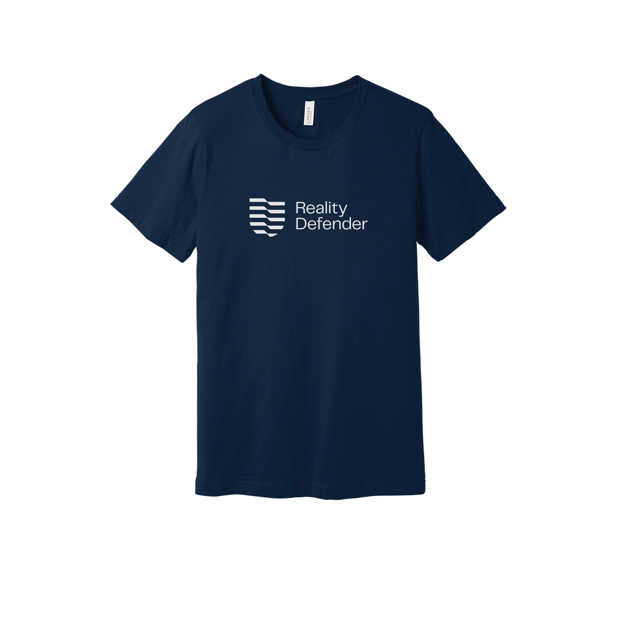 realitydefender-everyday-essentials-short-sleeve-tee-dtf-front-BC3001-navy-flat-front
