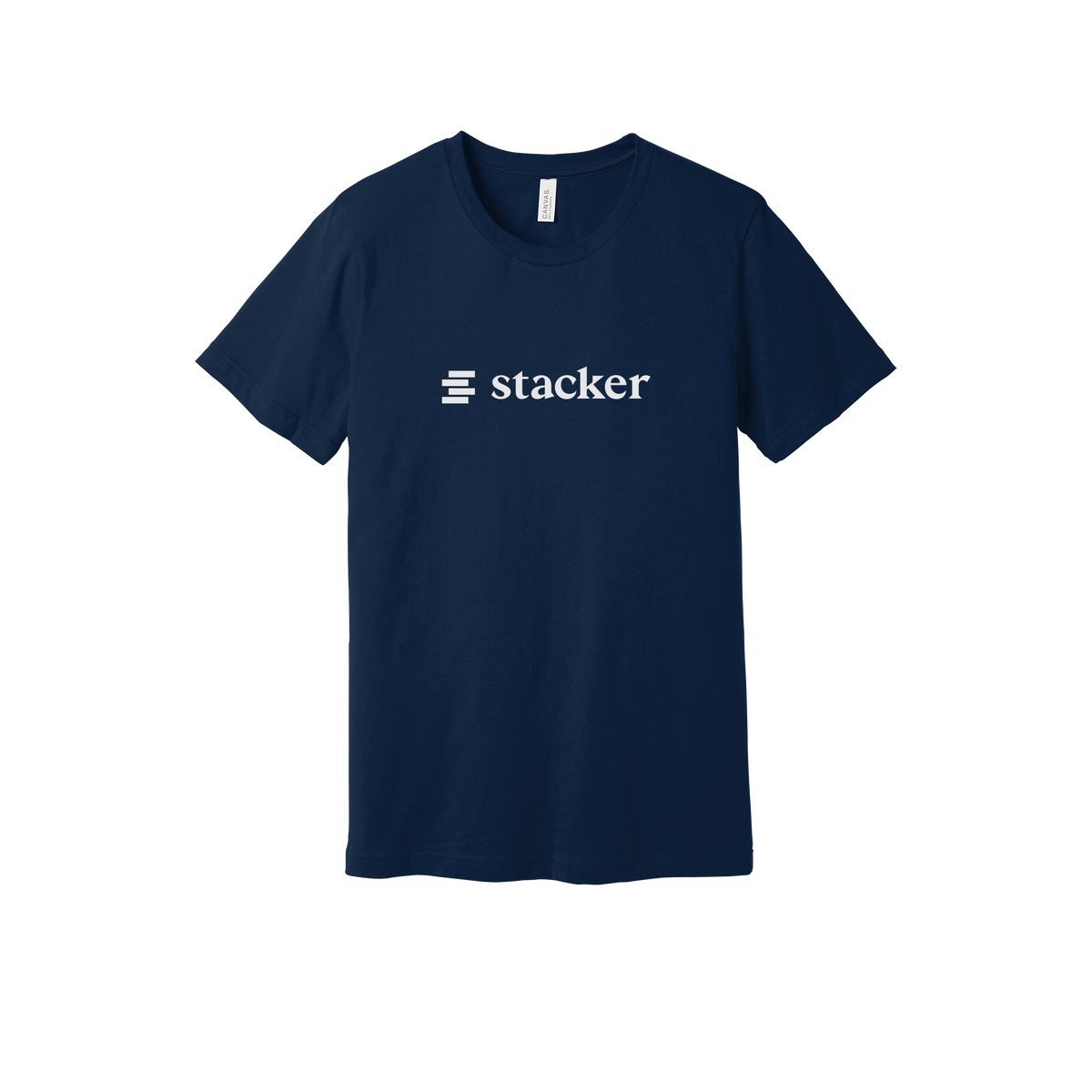 stacker-everyday-essentials-short-sleeve-tee-dtf-front-BC3001-navy-flat-front